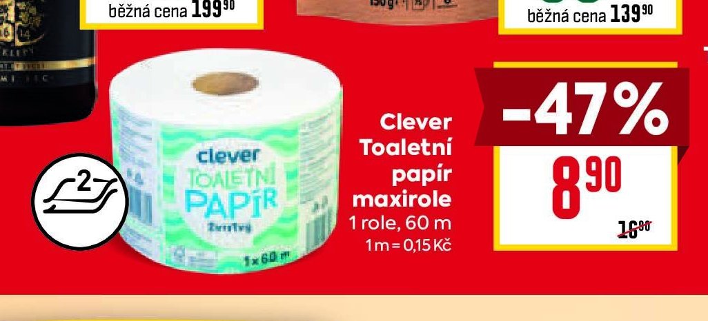 Clever Toaletní papír maxirole
