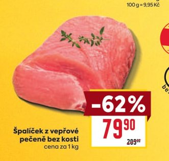 Špalíček z vepřové pečeně bez kosti