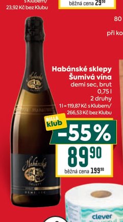 Habánské sklepy Šumivá vína