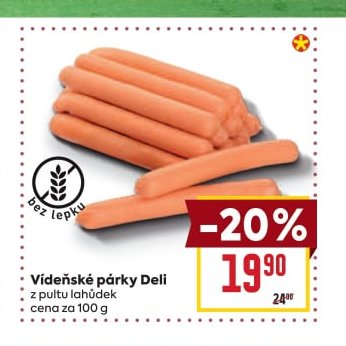Vídeňské párky Deli