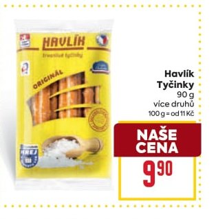 Havlík Tyčinky 90 g