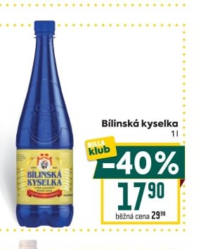 Bílinská kyselka 1 l