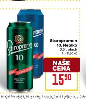 Staropramen 10, Nealko 0,5 l