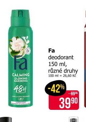 Fa deodorant 150 ml, různé druhy
