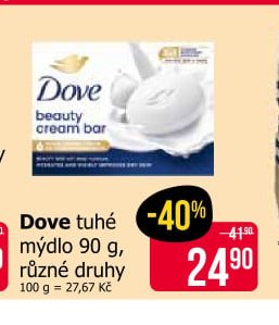 Dove tuhé mýdlo 90 g, různé druhy