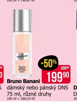 Bruno Banani dámský nebo pánský DNS 75 ml