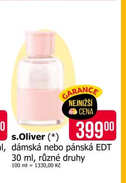 s.Oliver (*) dámská nebo pánská EDT 30 ml