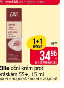 Ellie oční krém proti vráskám 55+, 15 ml