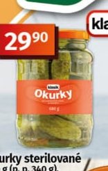 Okurky sterilované