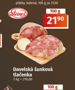 Davelská šunková tlačenka