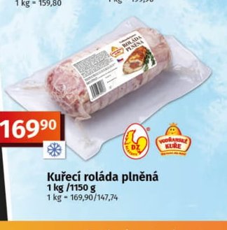 Kuřecí roláda plněná