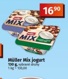 Müller Mix jogurt