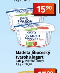 Madeta Jihočeský tvaroh & jogurt