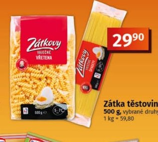 Zátka těstoviny