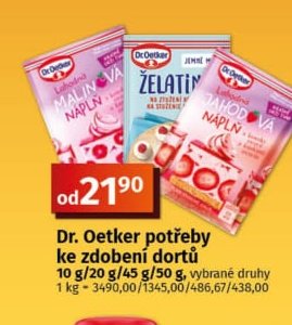 Dr. Oetker potřeby ke zdobení dortů