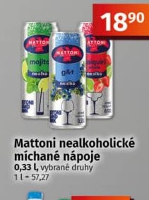 Mattoni nealkoholické míchané nápoje