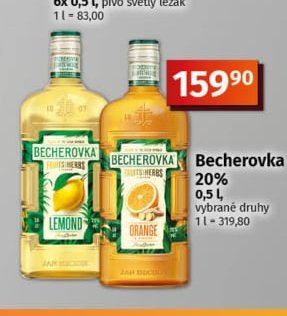 Becherovka 20% 0,5 l