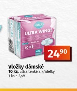 Vložky dámské