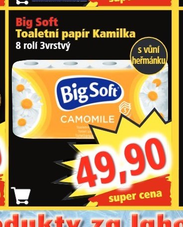 Big Soft Toaletní papír Kamilka