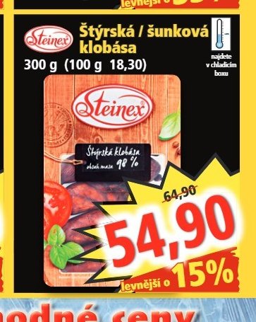 Steinex Štyrská / šunková klobása