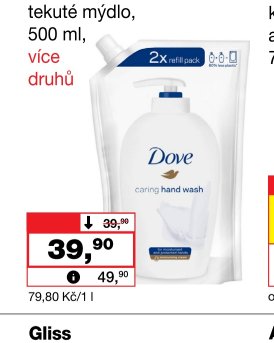 Dove tekuté mýdlo