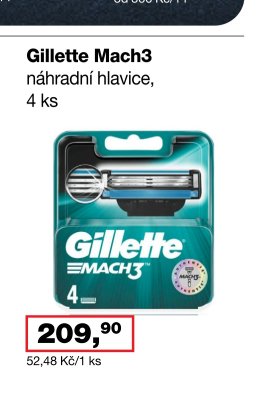 Gillette Mach3 náhradní hlavice