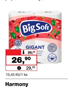 Big Soft 2vrstvé kuchyňské papírové utěrky