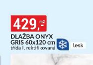 DLAŽBA ONYX GRIS 60x120 cm