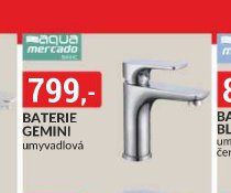 BATERIE GEMINI umyvadlová