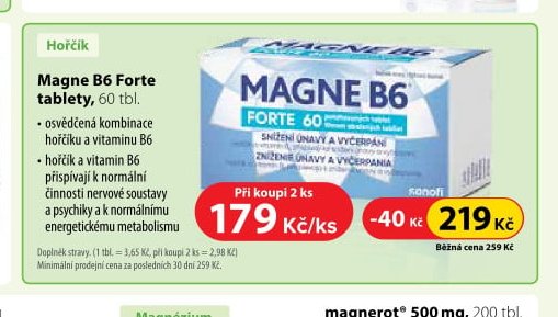 Magne B6 Forte tablety