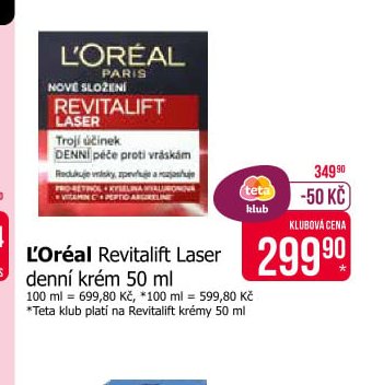 L'Oréal Revitalift Laser denní krém 50 ml