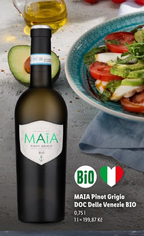 MAIA Pinot Grigio DOC Delle Venezie BIO