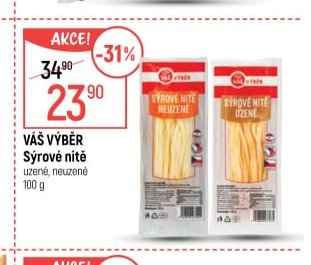 Váš Výběr Sýrové nitě 100g