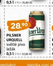 Pilsner Urquell světlé pivo ležák