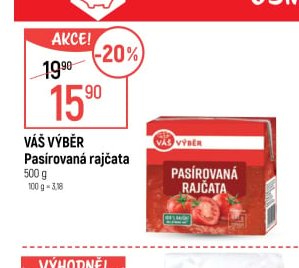 Váš Výběr Pasírovaná rajčata