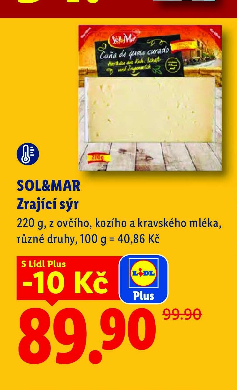 SOL&MAR Zrající sýr