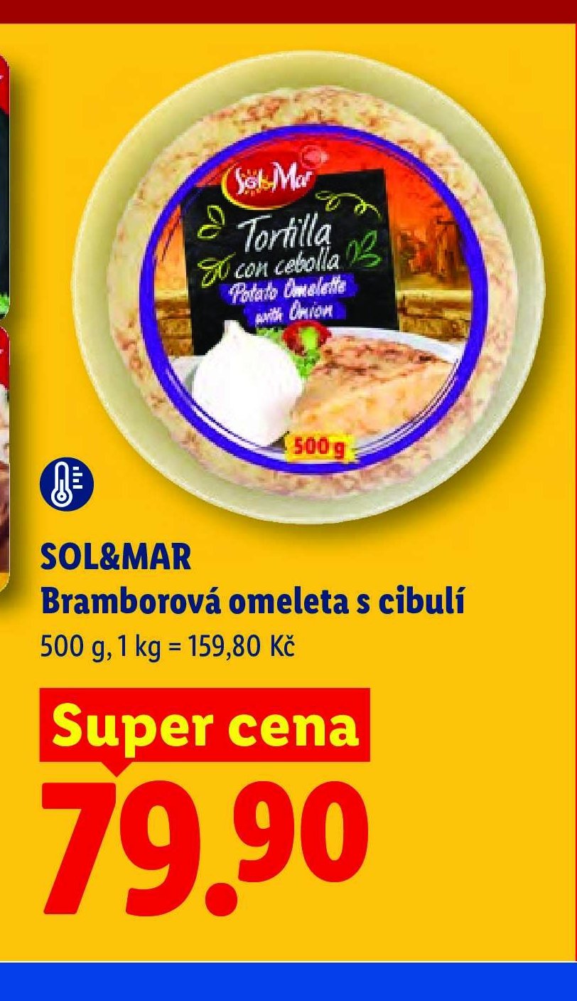 SOL&MAR Bramborová omeleta s cibulí