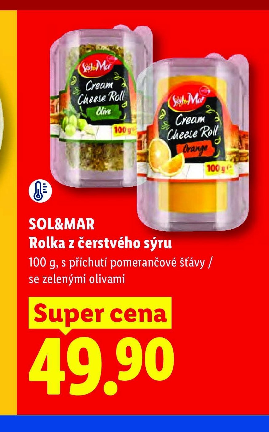 SOL&MAR Rolka z čerstvého sýru
