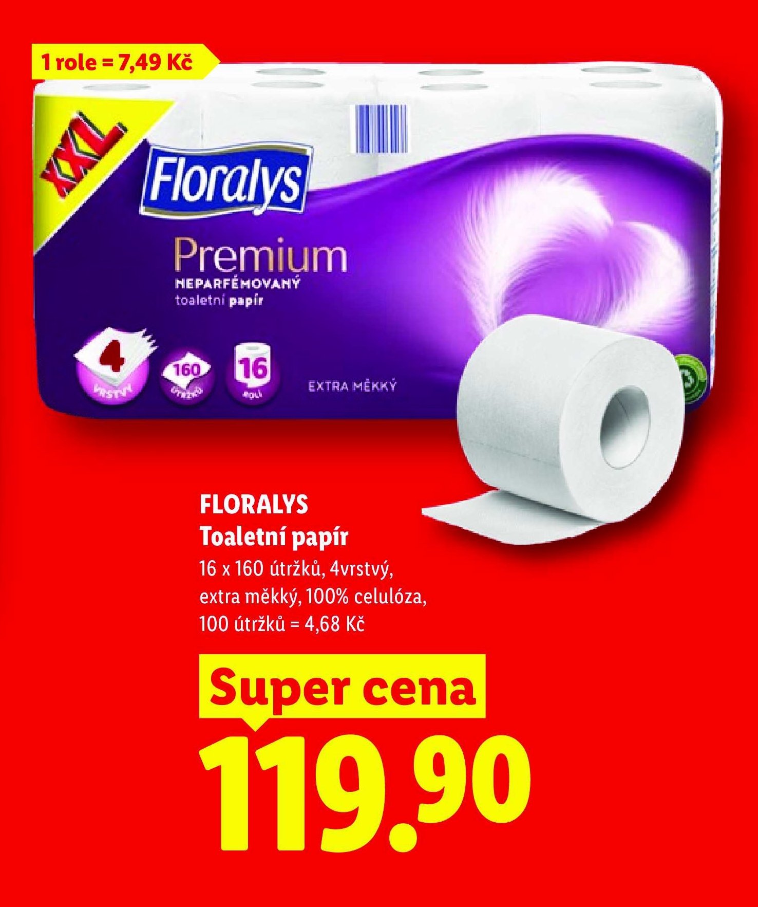 FLORALYS Toaletní papír