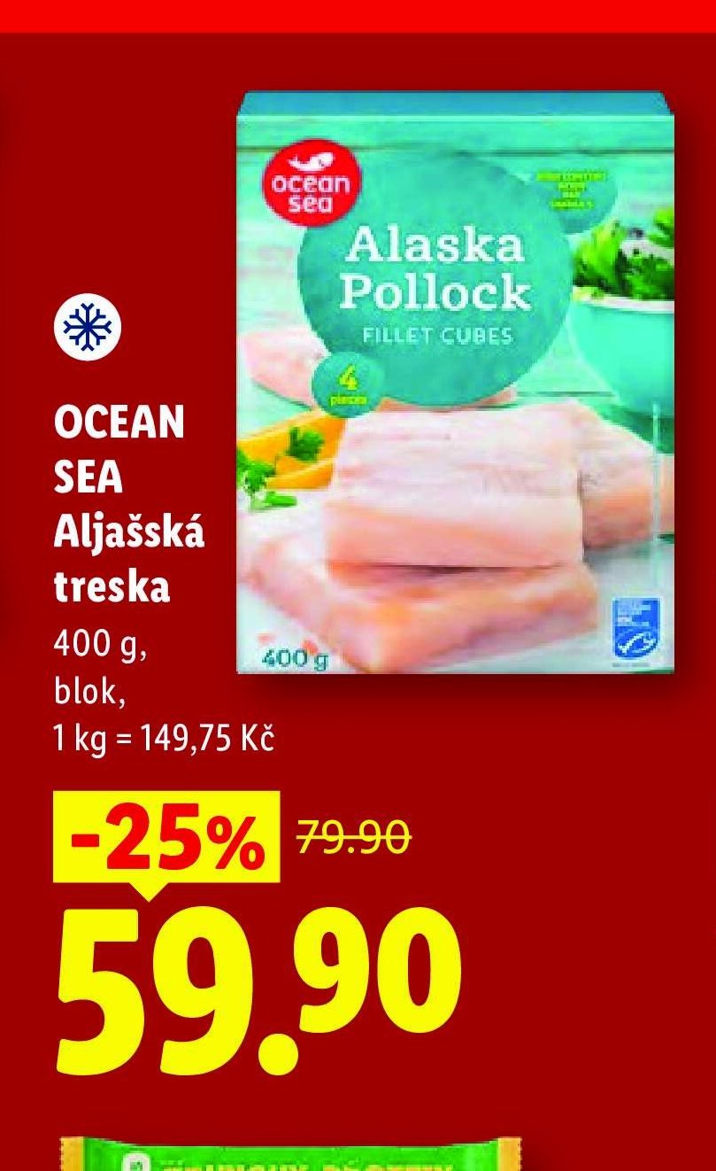 OCEAN SEA Aljašská treska