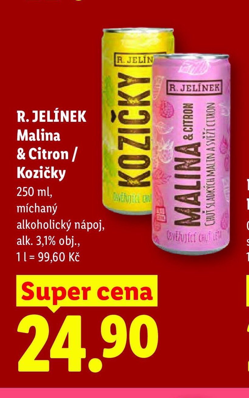 R. JELÍNEK Malina & Citron / Kozičky 250 ml