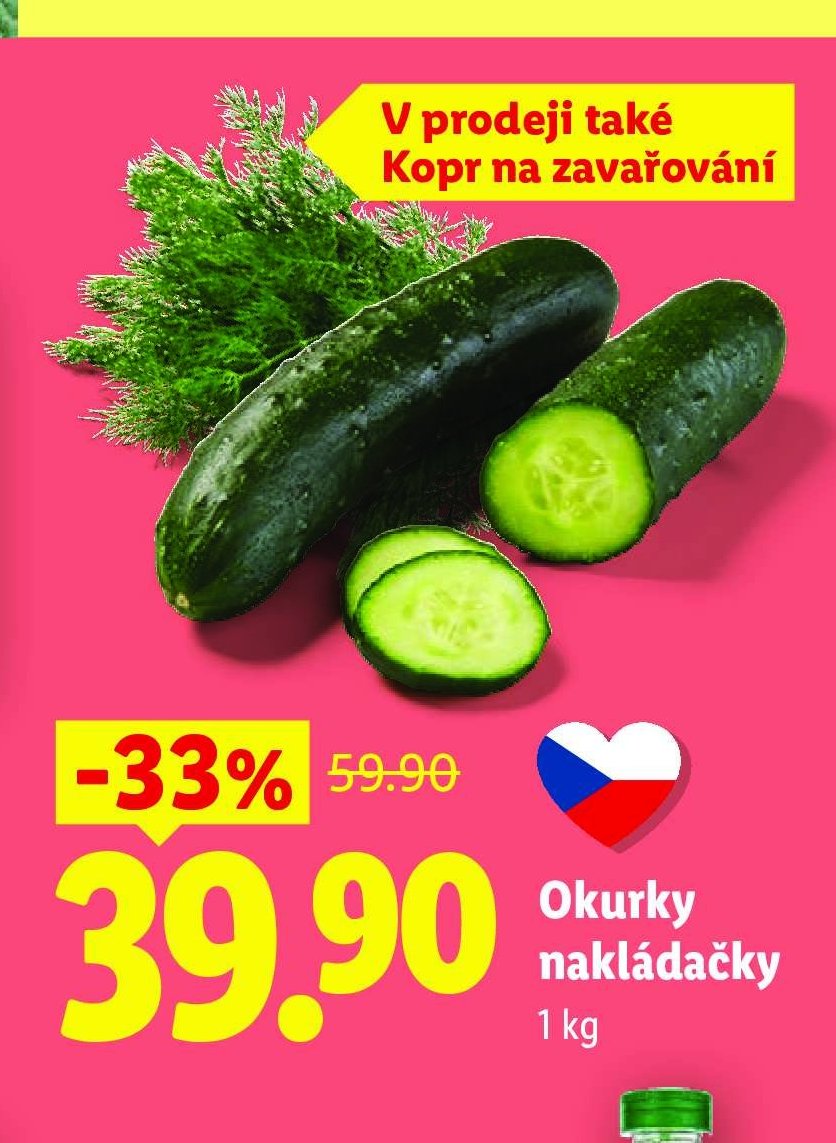 Okurky nakládačky