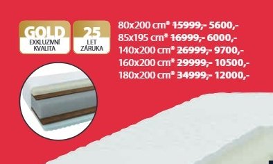 Matrace GOLD