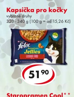 Kapsička pro kočky Felix Jellies