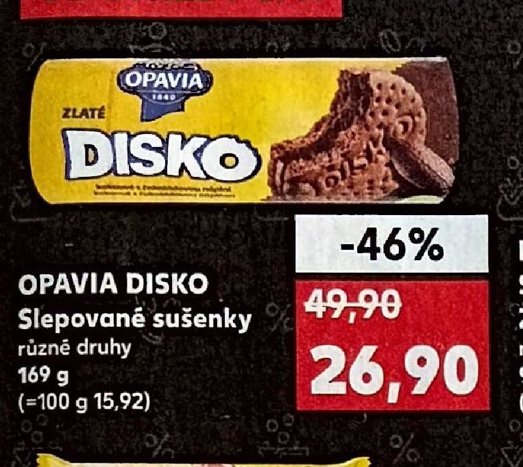 OPAVIA DISKO Slepované sušenky
