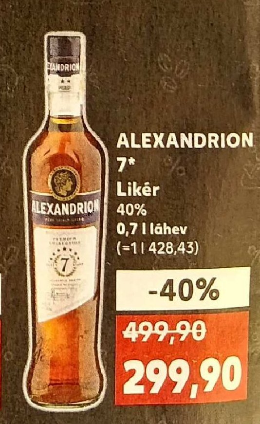 ALEXANDRION 7* Likér