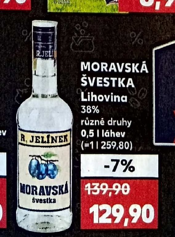 MORAVSKÁ ŠVESTKA Lihovina