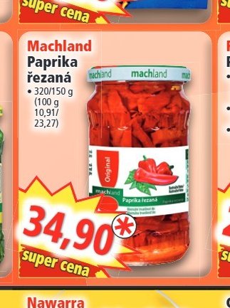 Machland Paprika řezaná