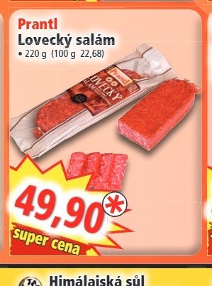 Prantl Lovecký salám