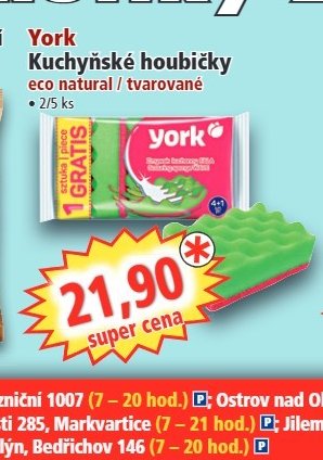 York Kuchyňské houbičky